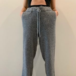 Wool Knit sweat pants